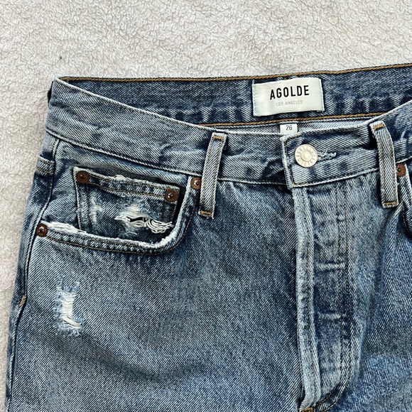 Agolde 90’s Pinch Waist high rise straight leg jeans in backdrop size 26 - Picture 4 of 10